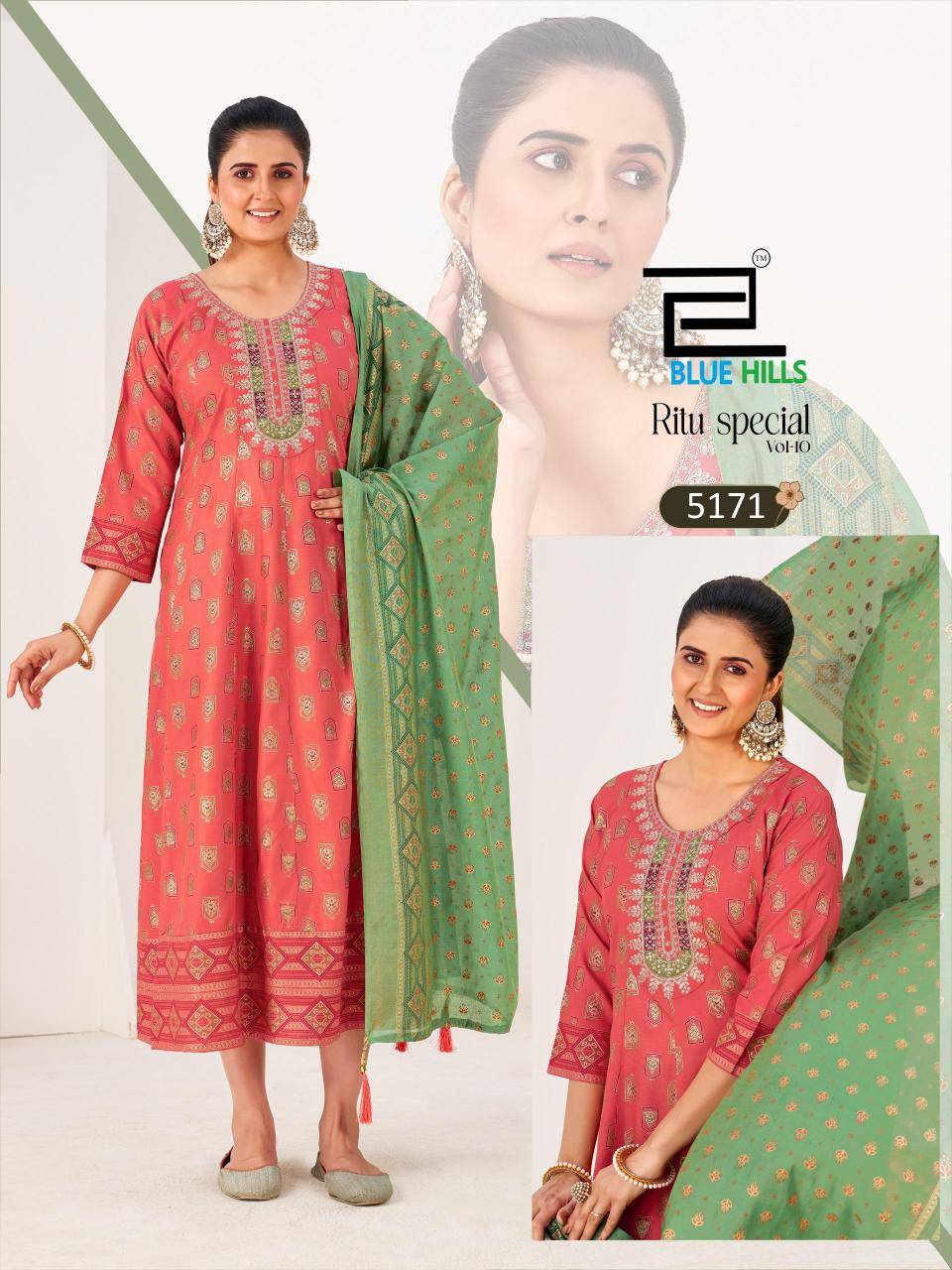 Blue hills ritu special vol-10 Kurti manufacturers in Mumbai
